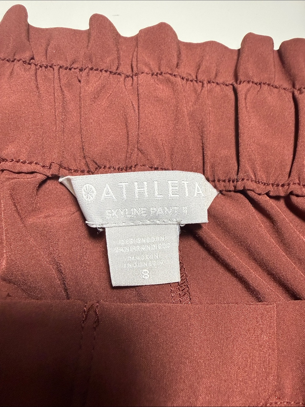 Athleta Skylane Pant II in Rust